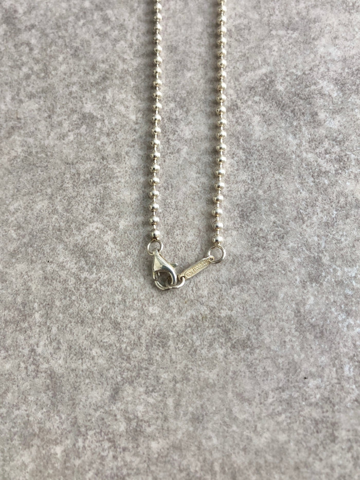 Tiffany & Co. Necklace Silver SILVERE 925 Vintage fxba3r