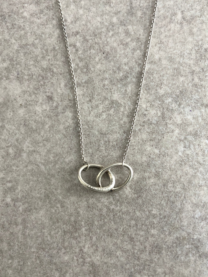 Tiffany & Co. SILVER925 Necklace Silver Vintage vxbiip