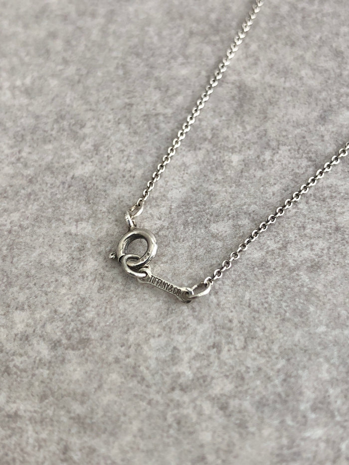 Tiffany & Co. SILVER925 Necklace Silver Vintage vxbiip