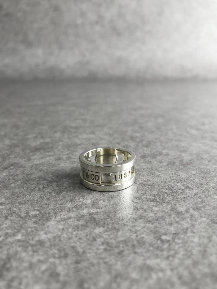 Tiffany & Co. SILVER925 Ring Silver Vintage 8apvhx