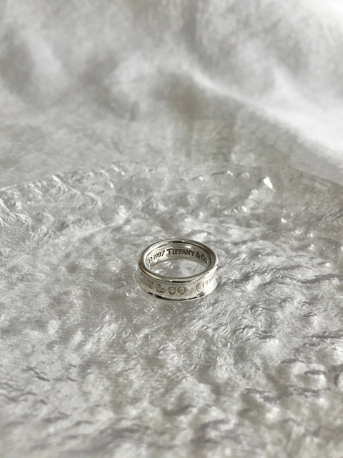 Tiffany & Co. SILVER925 Ring Silver Vintage nk48ym