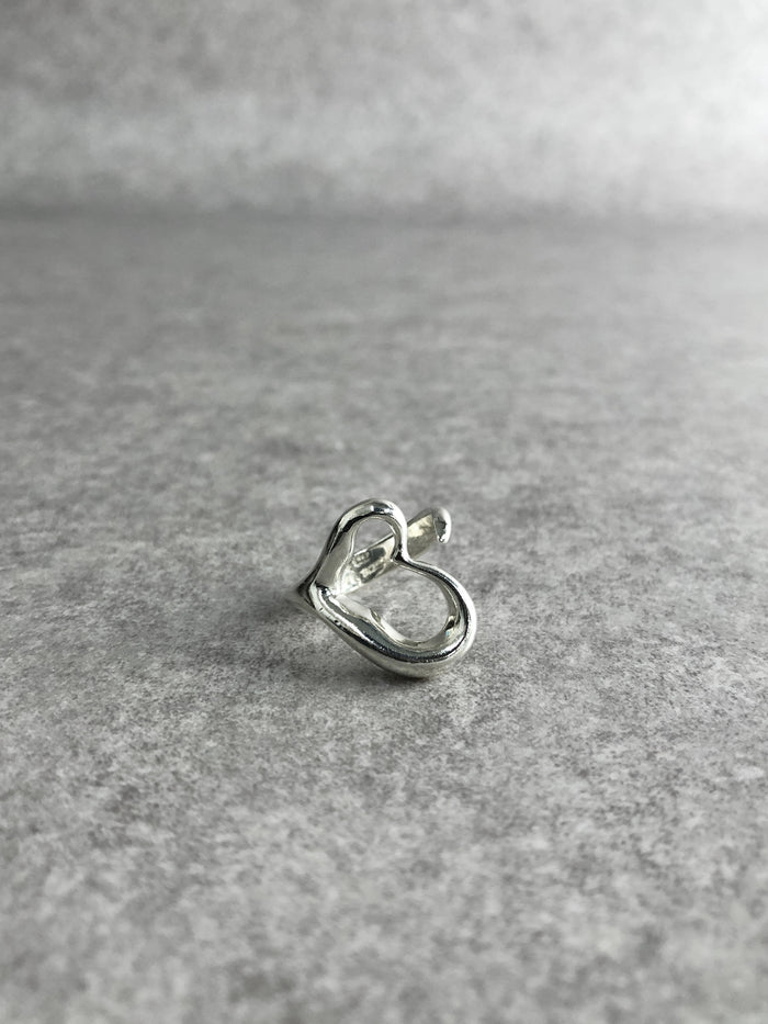 Tiffany & Co.Heart Motif SILVER925 Ring Silver Vintage mrxzxt