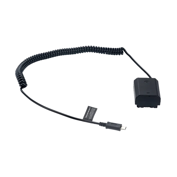 Tilta Sony NP-FZ100 Dummy Battery to USB-C Power Cable (12.5cm)
