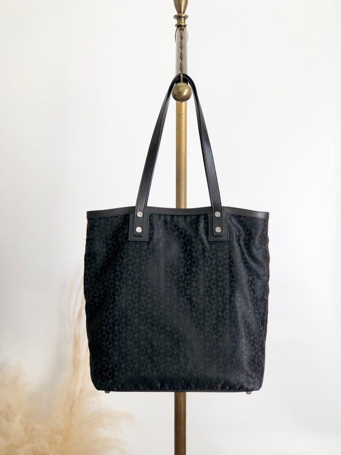 CELINE Totebag Shoulder bag Black Vintage icu5s3