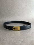CELINE Triomphe Belt Black Vintage duzzud
