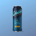 cbdMD Oasis Tropic Thunder THC Seltzer can with 30mg potency on a blue background