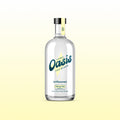 Bottle of Herbal Oasis THC Mixer on a light yellow background.; Flavor: Unflavored;