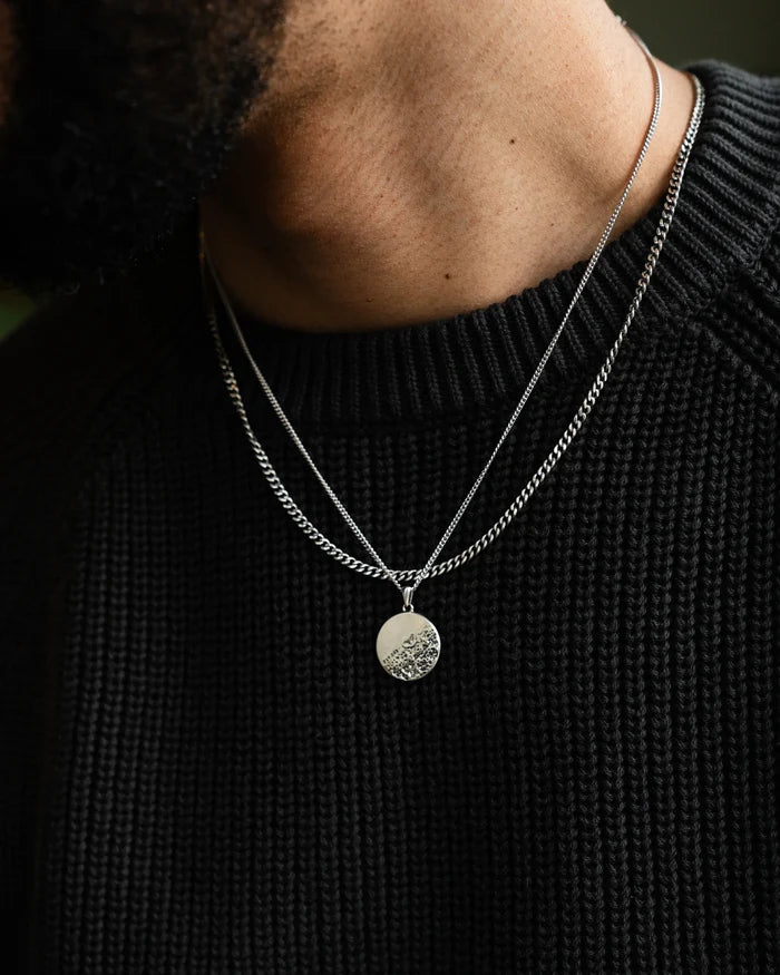 Day One Necklace For Men on Neck