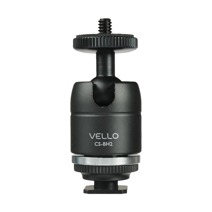 Vello Multi-Function Ball Head with Removable Bottom Shoe Mount