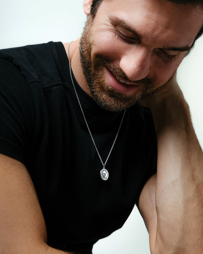 Mens Vini Vidi Vici Pendant Necklace