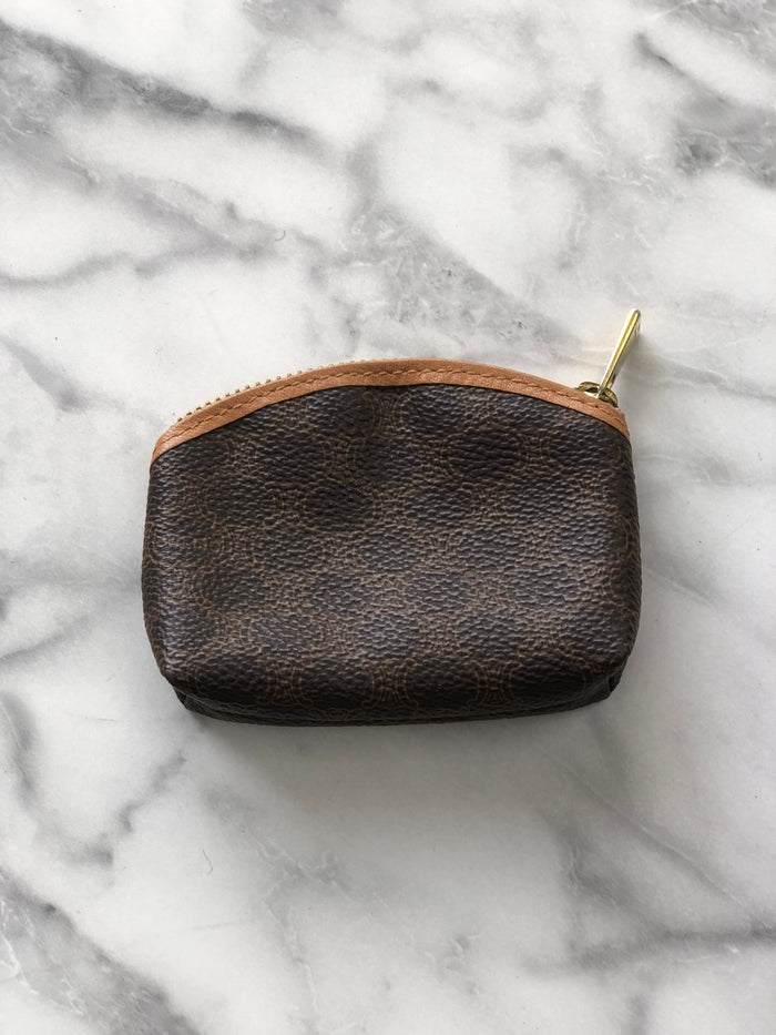 CELINE Wallet Macadam Blason Brown krtki6
