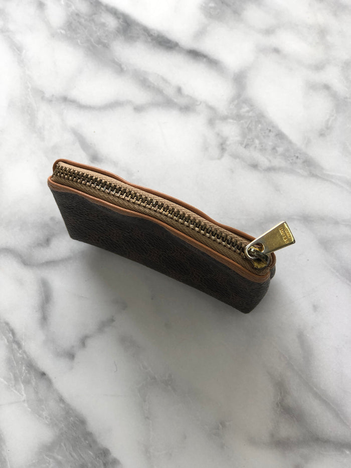CELINE Wallet Macadam Blason Brown krtki6