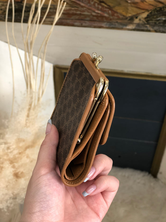 CELINE Wallet Macadam Triomphe Brown yxv3hm