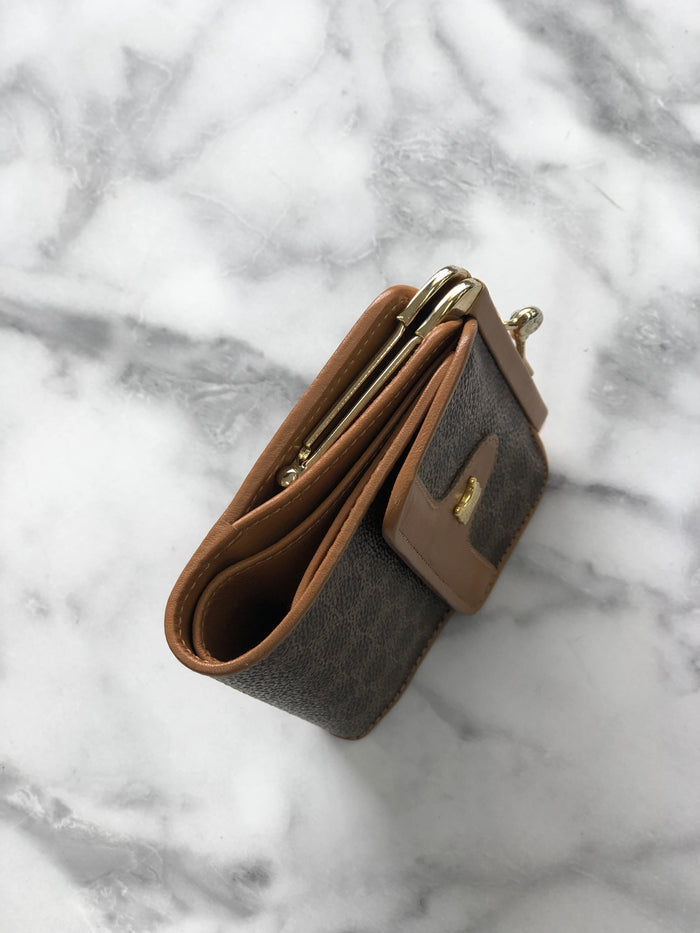CELINE Wallet Macadam Triomphe Brown yxv3hm