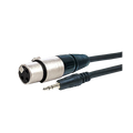 XLR Female to 3.5mm Stereo Mini Jack Audio Cable (30cm)