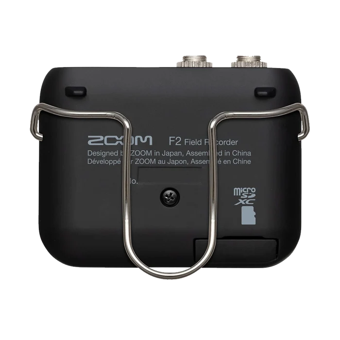 Zoom F2 Ultracompact Portable Field Recorder with Lavalier Microphone